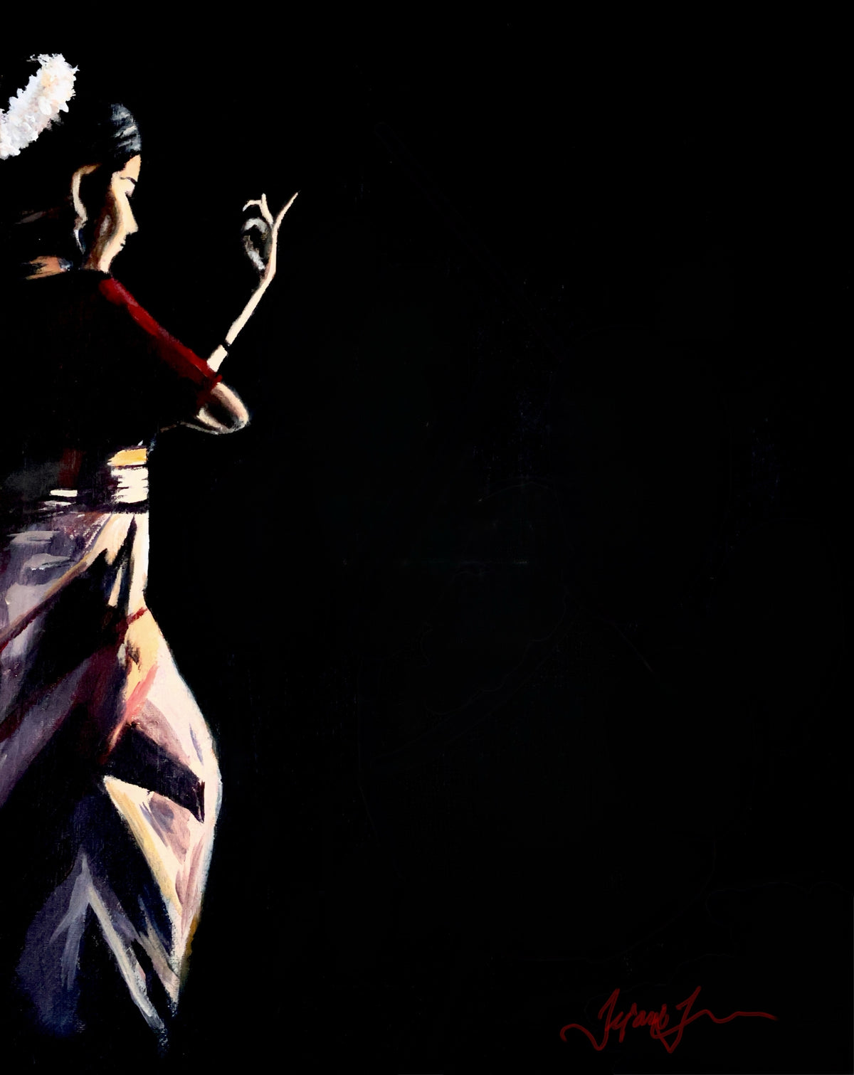 Dancer Steps Into The Light