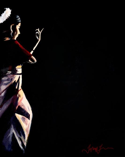 Dancer Steps Into The Light